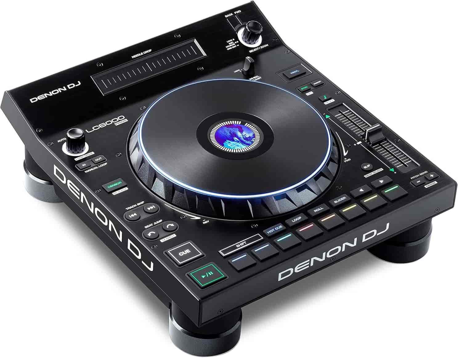 Denon DJ LC6000 – USB DJ Controller For Engine OS Media Player Sublayer Control for Serato DJ, Virtual DJ and Algoriddim djay Pro AI