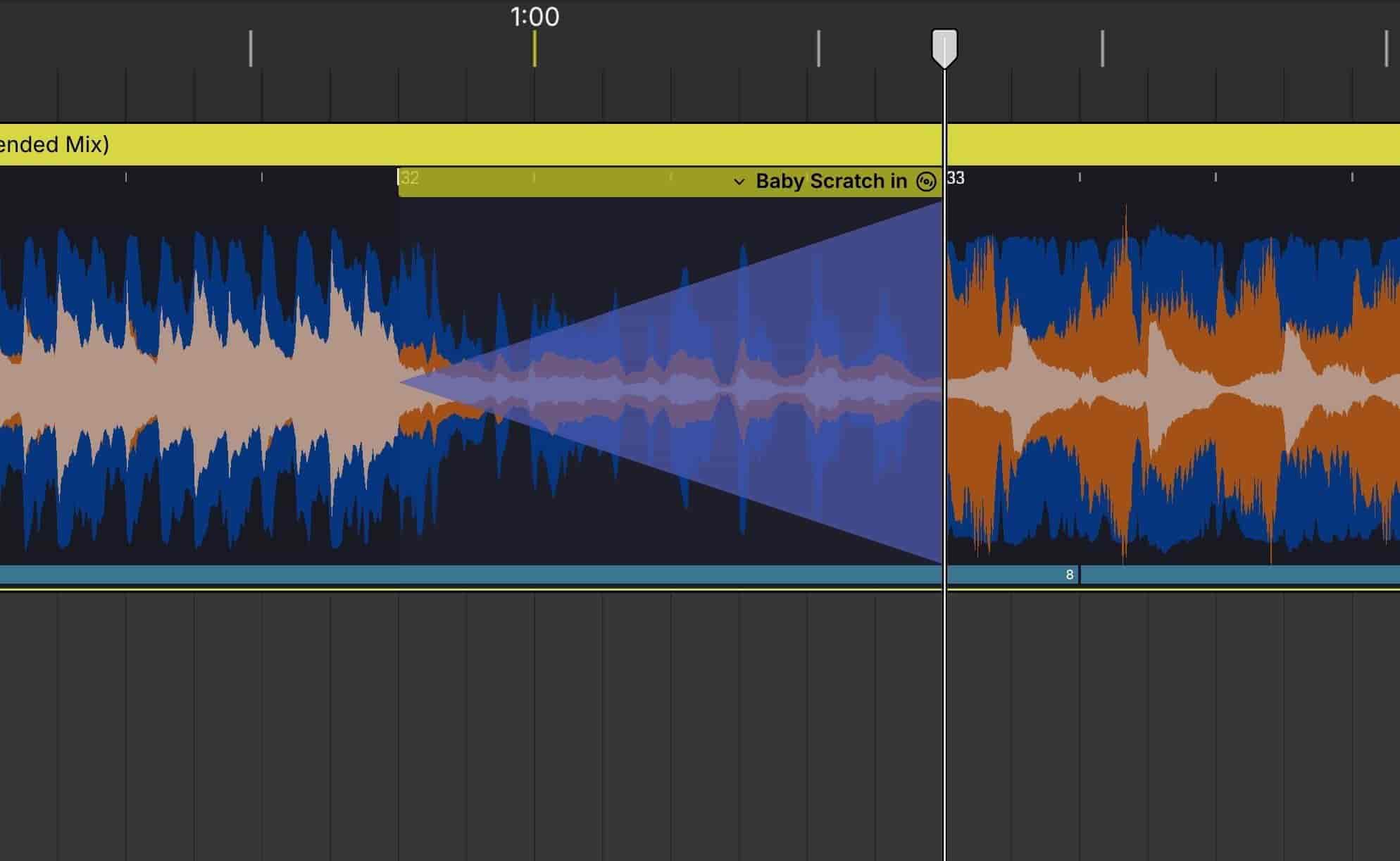 DJ.Studio Scratch Block Example