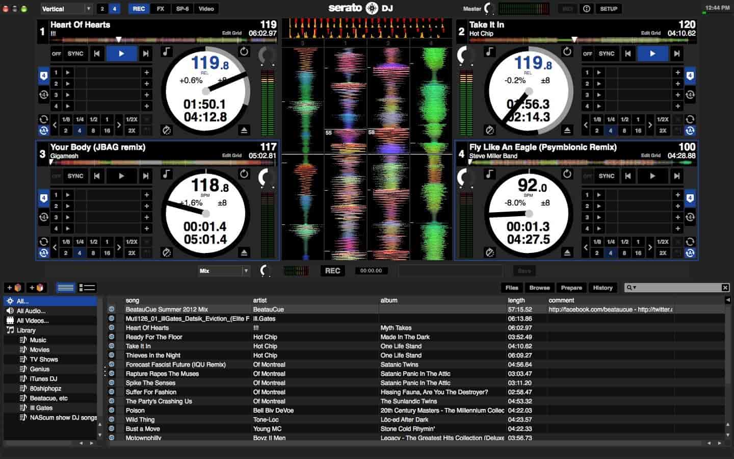 Serato interface