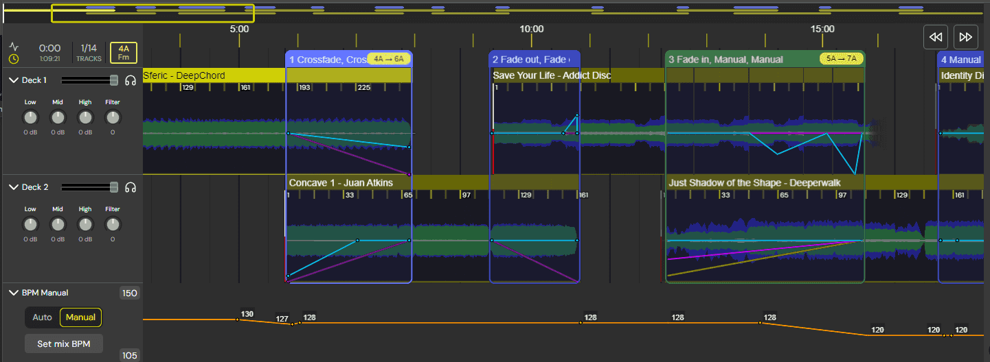 refining your mix in dj studio