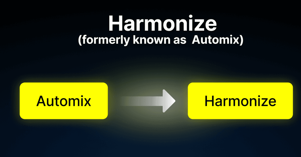 Automix to harmonize